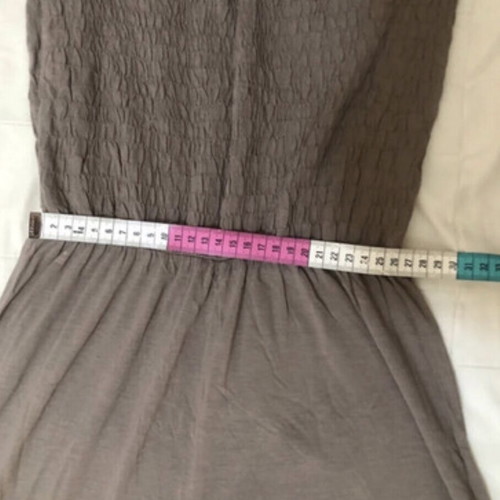 River Island strapless jumpsuit medium, like new, brown-khaki