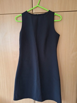 Women's sleeveless A-line dress used, size S, black