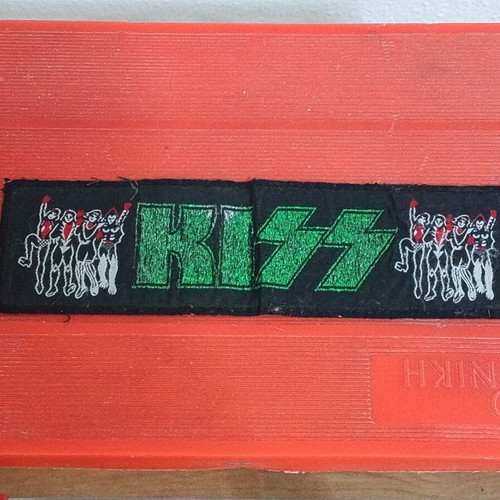 KISS Destroyer Woven Shoulder Patch like new, 1980s