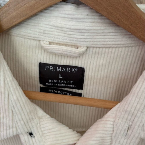 Primark light white jacket with pockets like new