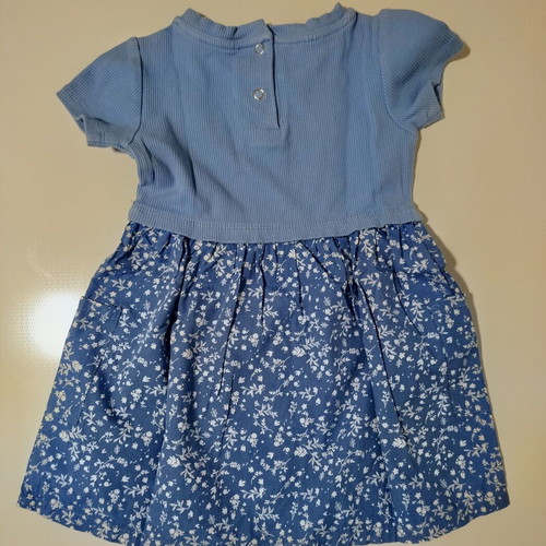 Mango Kids baby dress used, 12-18 months, blue floral