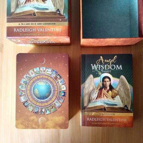 Angel Wisdom Tarot Cards by Radleigh Valentine, 78-card deck
