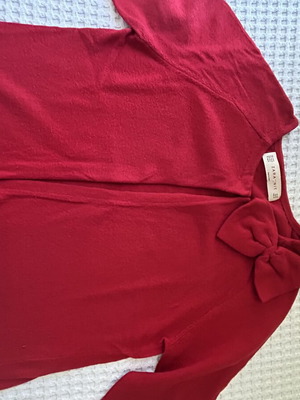 Zara Knit cardigan, red, size M