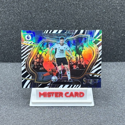 2022-23 Panini Select Premier League Aleksander Mitrovic Zebra Field Level #235 Fulham