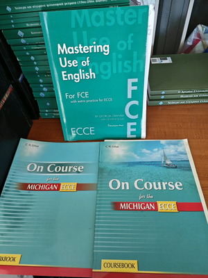 On Course for the Michigan ECCe coursebook and workbook used with Mastering Use of English volume