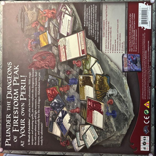 Dungeons and Dragons Wrath of Ashardalon board game new