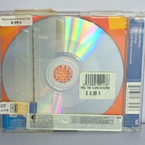 Pass The Flame CD used with Trevor Horn, Lol Creme, Yiannis Kotsiras