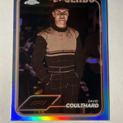Topps 2024 Chrome Formula 1 David Coulthard Legends Refractor card like new