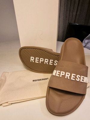 Represent slides brand new, size 42, green