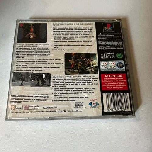 Perfect Weapon PlayStation (PS1) used with discoloration on cover