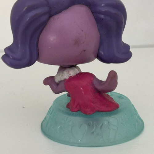 Littlest Pet Shop Vinnie Terrio and Zoe Trent bobblehead figures used