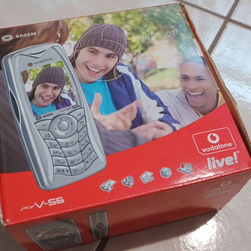 SAGEM My V-56 used with charger and hands free headset
