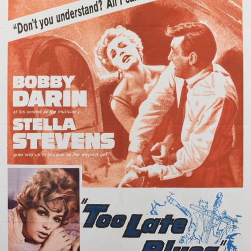 Too Late Blues John Cassavetes authentic movie poster used US One Sheet 1962