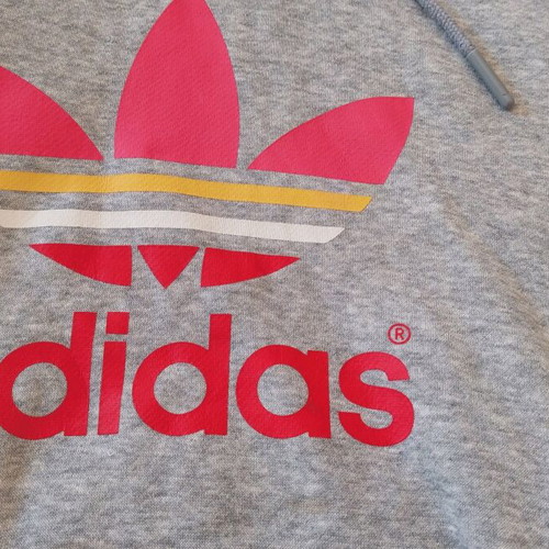 Adidas grey hoodie size M like new