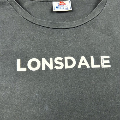 Lonsdale women's short sleeve t-shirt used black