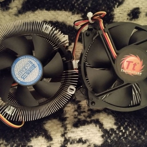 PCCOOLER and Thermaltake coolers used, set of 2