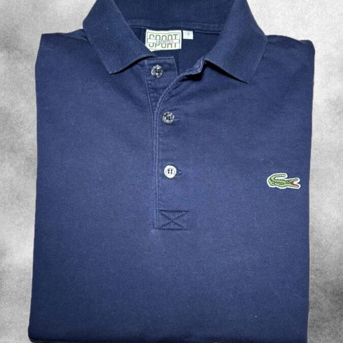 Lacoste Navy Long Sleeve Polo Shirt like new, size M