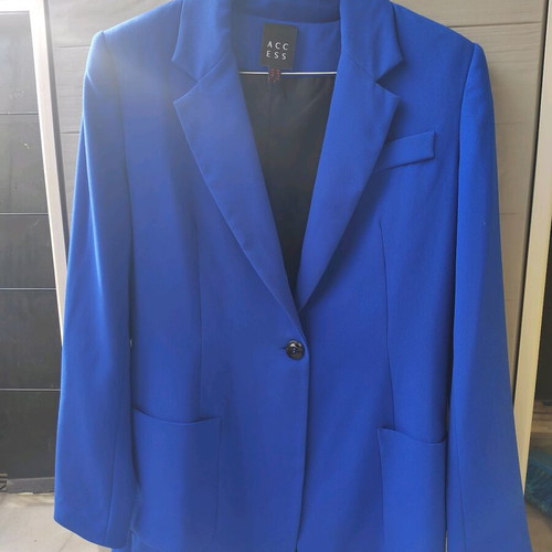 Access jacket blue small like new