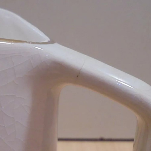 Borzoi Vodka old promotional ceramic jug used