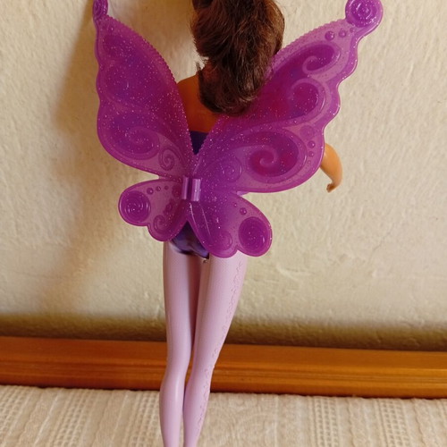 Barbie fairy doll with detachable wings, like new