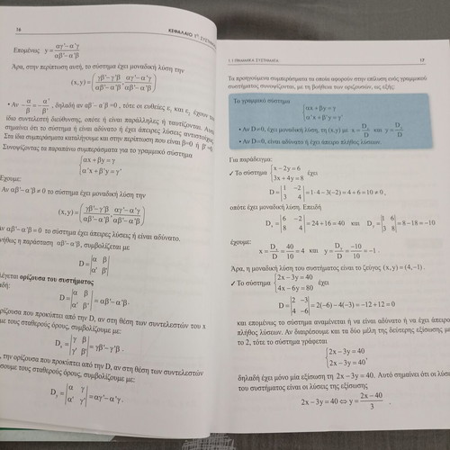 Algebra B' Lyceum and Exercise Solutions 2021 new