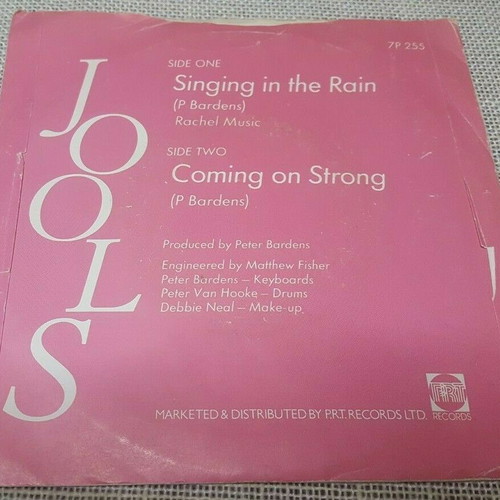 Jools Singing In The Rain 7' vinyl used, rock