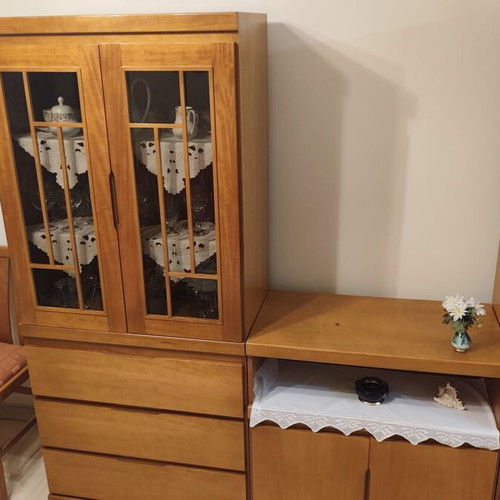 Furniture unit with drawers, width 1.85m height 1.70m depth 42cm