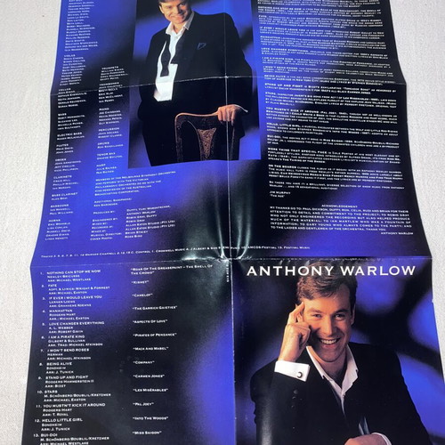 Anthony Warlow On The Boards CD like new musical album