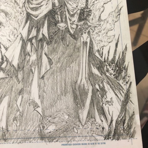 King Spawn 1 Sketch 1:50 Capullo Variant new, 1st print, Image Comics McFarlane