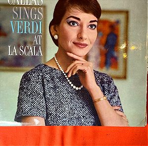 Δίσκος βινύλιο 33 Callas sings Verdi at La Scala