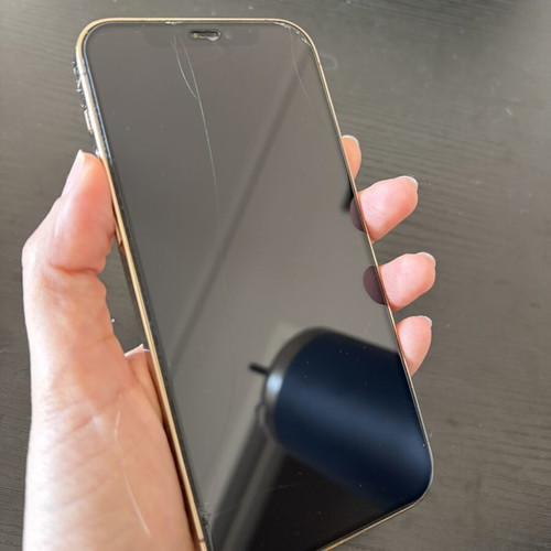 iPhone 12 Pro 128GB used, gold and white