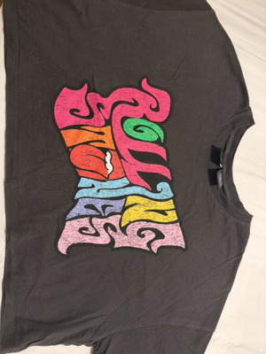 Rolling Stones crop t-shirt Bershka like new, size L