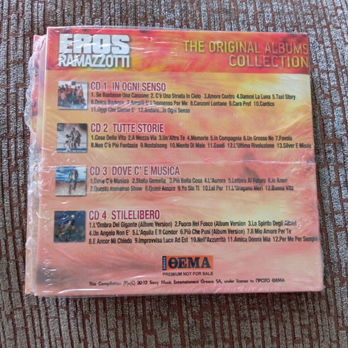 Eros Ramazzotti The Original Albums Collection 4 CD new, sealed