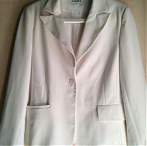 Λευκό ελαφρύ σακάκι Gianna (XL)