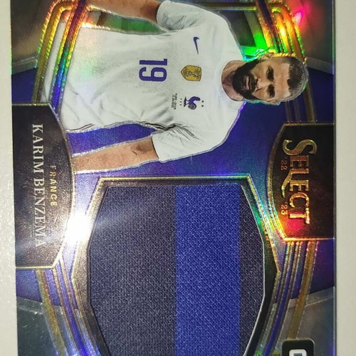 Karim Benzema 2022-23 Panini Select FIFA Soccer Jumbo Swatches Relic memorabilia like new