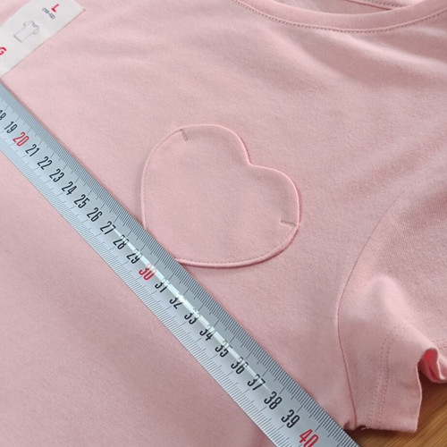 Old Navy pink children's T-shirt 10-12 years, heart pocket