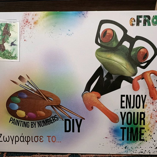 Painting kit new with 40x50 canvas