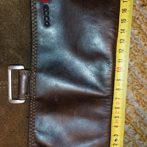 Ecco brown boots like new, size 41