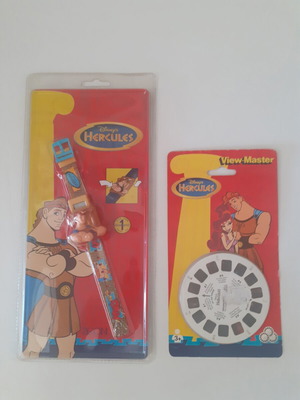 Children's Watch and View Master Hercules new, sealed set