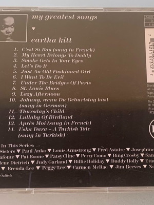 Eartha Kitt My Greatest Songs αυθεντικό CD album μεταχειρισμένο