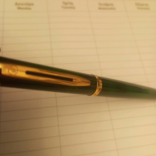 Waterman Preface Roller Ball green lacquer like new