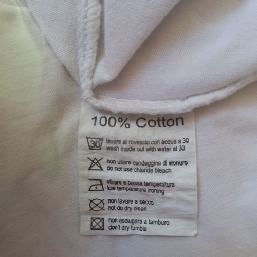 Louis Vuitton Tshirt 100% cotton with gold sequins, size XS