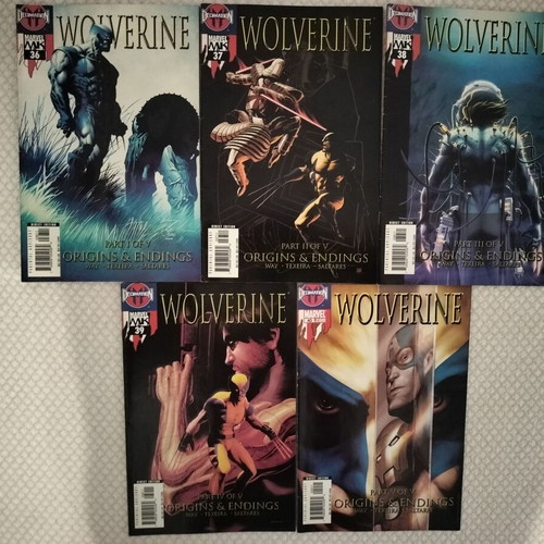 Wolverine comics #36-40 Origins & Endings complete storyline