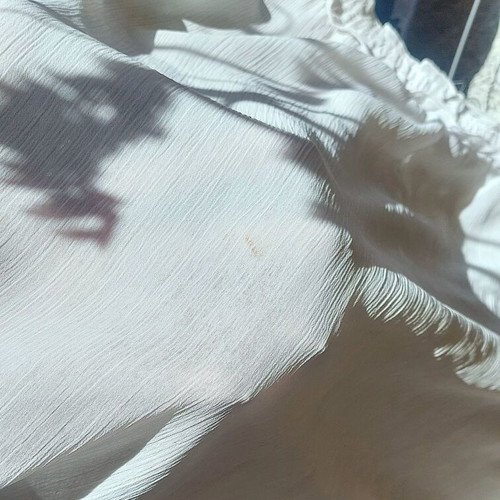 Cabrini Collezione see-through white top