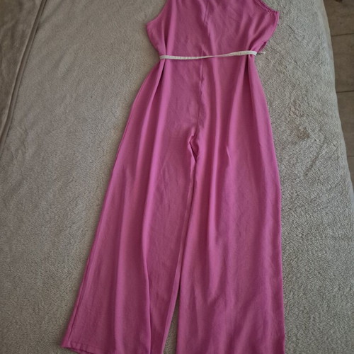 Jumpsuit pink-fuchsia like new, size XL 42 14