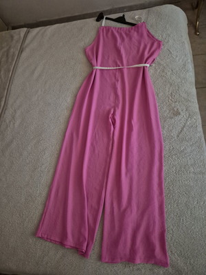 Jumpsuit pink-fuchsia like new, size XL 42 14