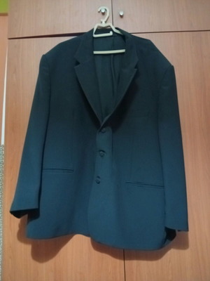 Men's black suit 3XXXL like new