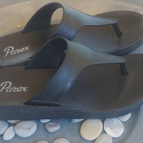 Parex women's flip flops used, size 39, black