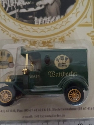 Φορτηγό Αντίκα μεταφοράς μπύρας διαφήμιση ζυθοποιείας Watzdorfer καινούργιο