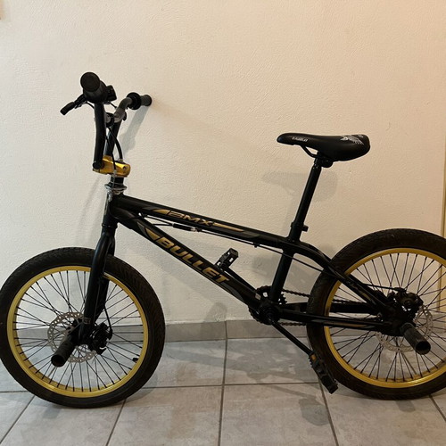 BMX Bullet bike with front and rear disc brakes